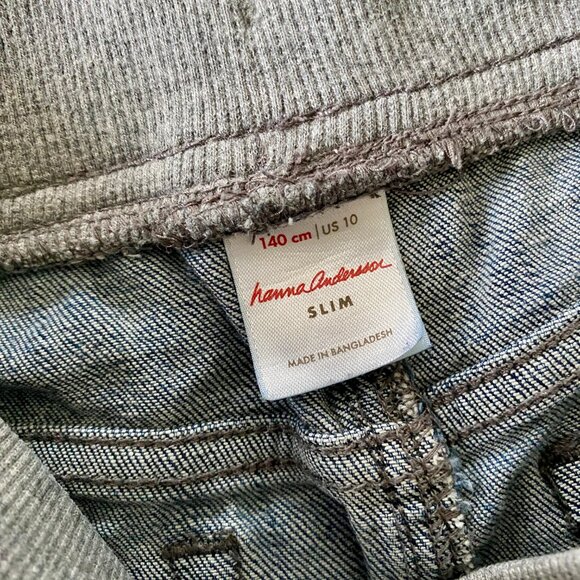 Hanna Andersson Pull-On Classic Denim Jeans Pants Size 10 - Picture 11 of 12